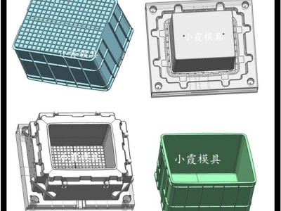 中国模具生产高透明塑胶PP储藏箱子模具生产图1