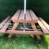 供应雅亭世家YT-353B塑木户外桌椅套件庭院花园景区桌椅