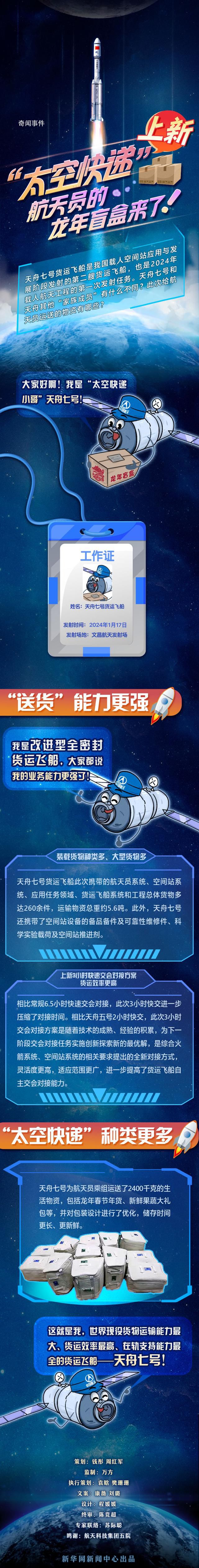 “太空快递”上新!