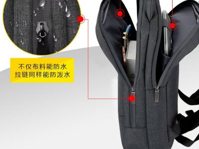 2024新款电脑双肩包大容量商务旅行出差电脑包图3